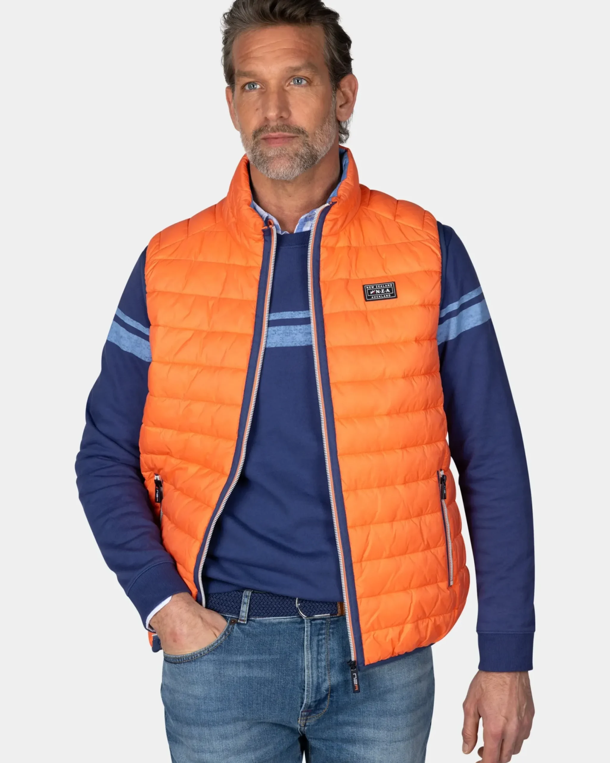 Oranje bodywarmer