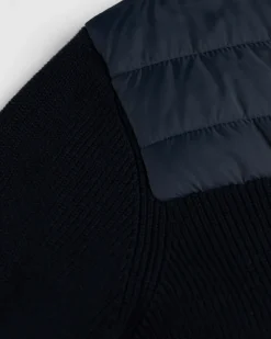Pullover met halve rits Trinity - Ink Navy