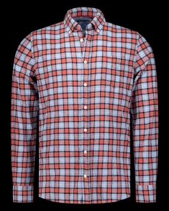 Rood en blauw geruit overhemd - Midnight Navy