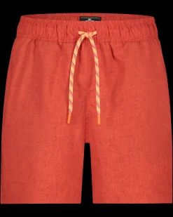 Rorys Peak effen zwembroek - Apricot Neon Orange