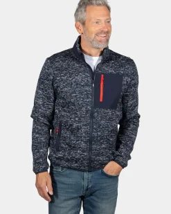 Sportief gemeleerd vest Oruaiti - Storm Blue
