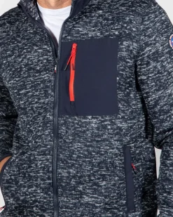 Sportief gemeleerd vest Oruaiti - Storm Blue