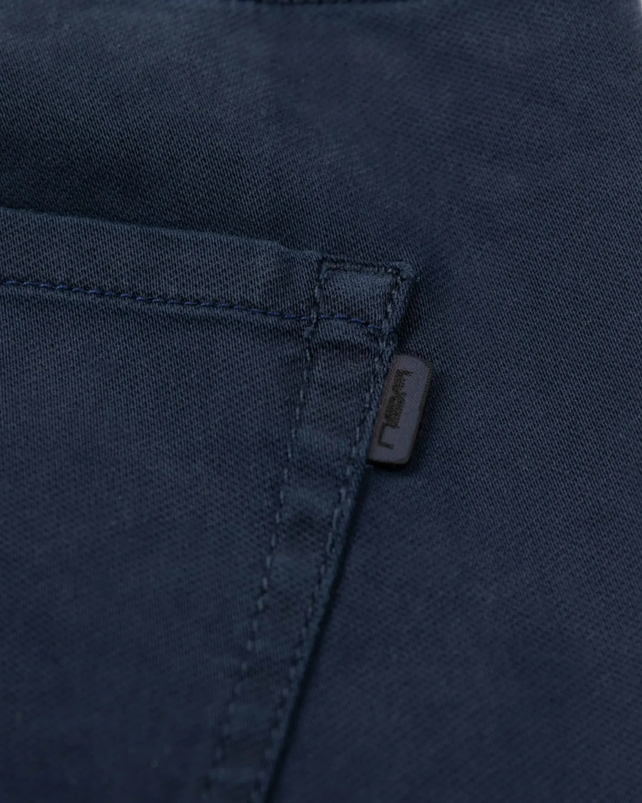 Sportieve effen chino - Traditional Navy