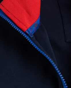 Sweater met halve rits Areare - Reef Navy