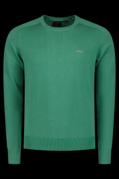 Trui met ronde hals - Amazon Green