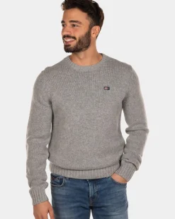 Trui met ronde hals Stag - Concrete Grey