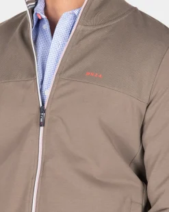 Vest met gekleurde bies - Misty Army