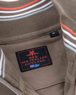 Vest met gekleurde bies - Misty Army