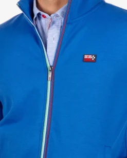 Vest met rits Aramoana - Blizzard Blue