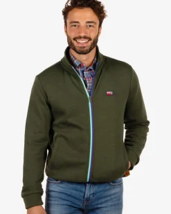 Vest met rits Aramoana - Rock Green