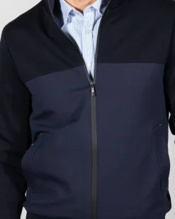 Warm donkerblauw vest Ariels Tarn - Ink Navy