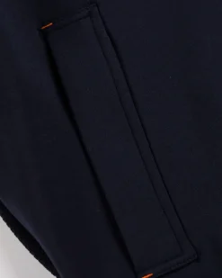 Warm donkerblauw vest Ariels Tarn - Ink Navy